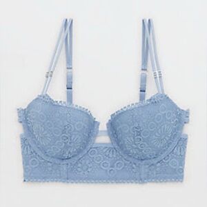 Aerie Real Power Balconette Joy Lace Bra